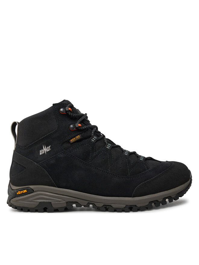 Lomer Pārgājienu apavi Lomer Sella High Mtx Suede 30047/A Melns