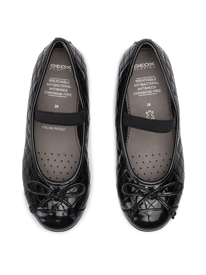 Geox Baleriny Geox J Plie' B J5455B 000HH C9999 M Czarny