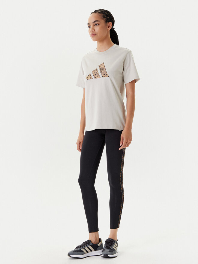 adidas adidas Футболка Animal Graphic JM4423 Бежевий Regular Fit