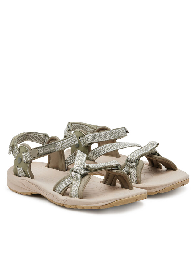 Jack Wolfskin Sandały Jack Wolfskin Lakewood Ride Sandal M 4019041 Beżowy