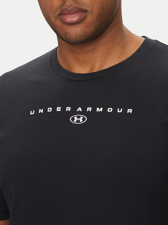 Under Armour Under Armour Majica Stacked Logo SS 6000211 Črna Loose Fit