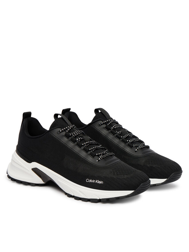 Calvin Klein Sneakers Calvin Klein Hike Runner Laceup Knit HM0HM02151 Schwarz