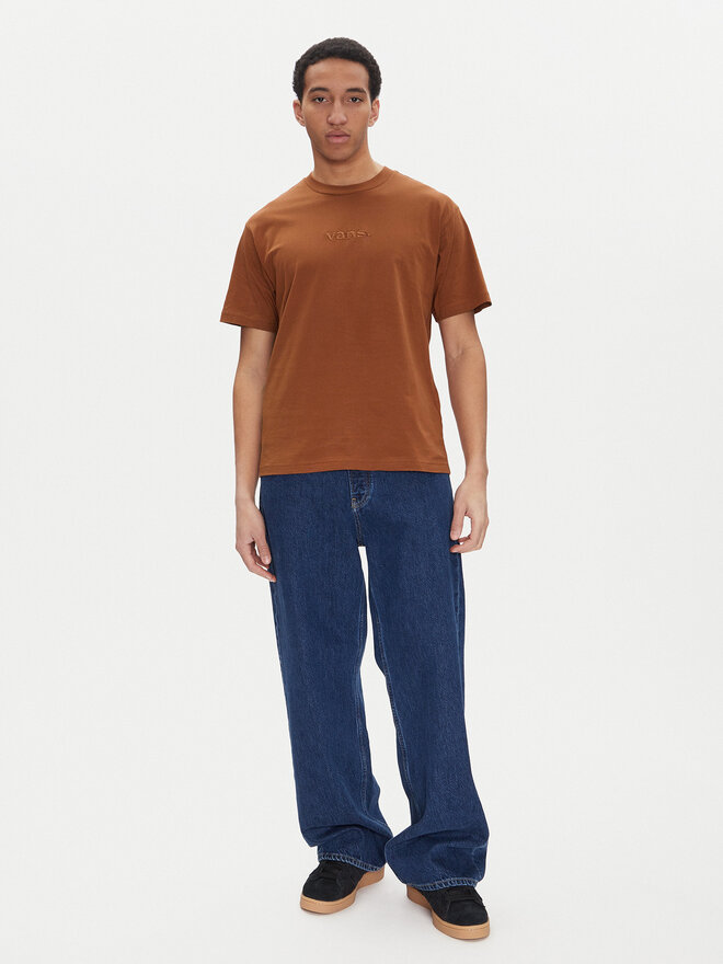 Vans Vans Marškinėliai Essential VN000HPZ Ruda Loose Fit