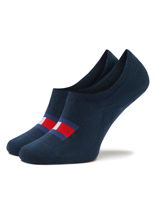 Tommy Hilfiger Sada 2 párů pánských ponožek Tommy Hilfiger 701223928 Tmavomodrá