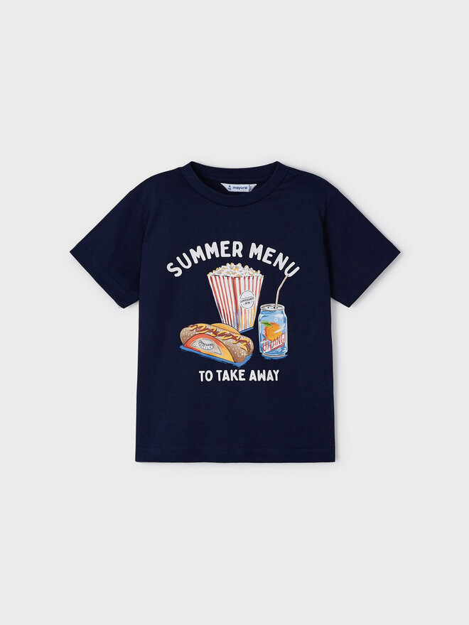 Mayoral Mayoral T-Shirt 3012 Dunkelblau Regular Fit