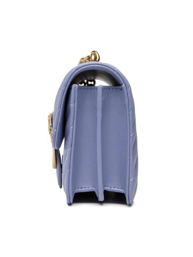 PINKO Handtasche Pinko Love Mini Icon Chevron Cl AI 22-23 PLTT 1P22UJ A03Z Violett