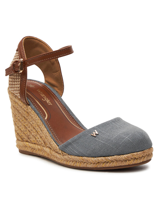 Wrangler Espadryle Wrangler Brava Women Wedge 20241056 Niebieski