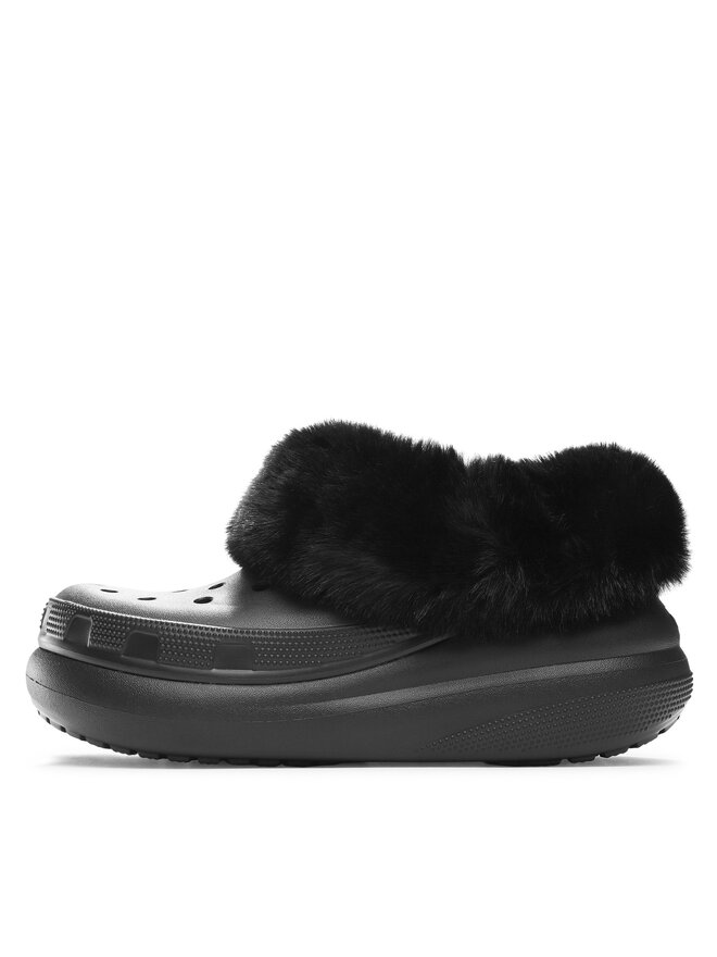 Crocs Şlapi Crocs Crocs Furever Crush Clog 208446 Negru