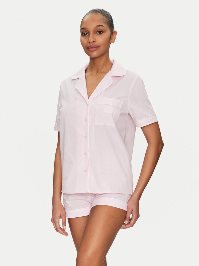Guess Guess Pižama O5GX10 WH1K1 Roza Regular Fit