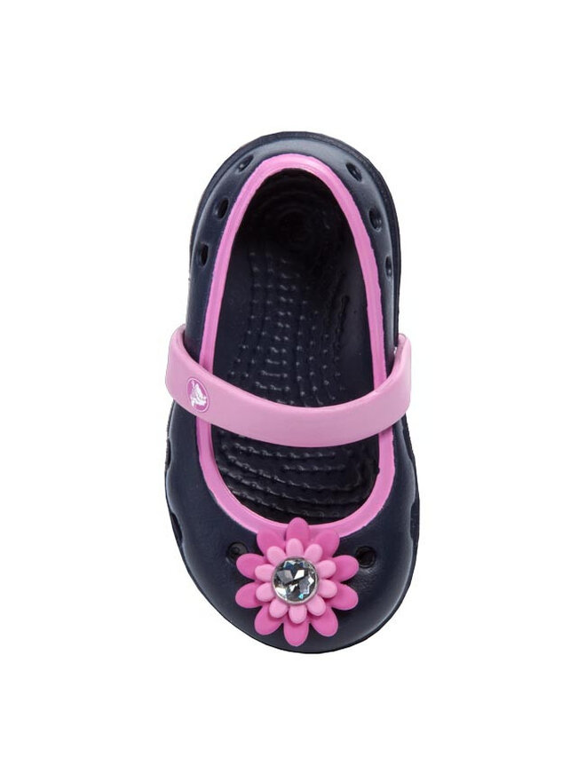 Ballerinas Crocs Keeley Petal Charm Flat Ps 15399 Dunkelblau eschuhe