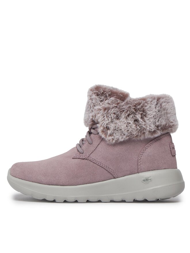 Skechers Polokozačky Skechers On-The-Go Joy Plush Dreams 144042/LAV Fialová