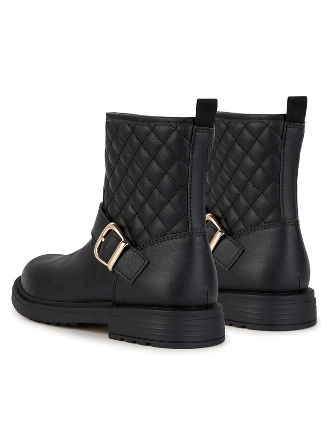 Geox Polokozačky Geox Jr Eclair J369QI 000BC C9999 S Černá