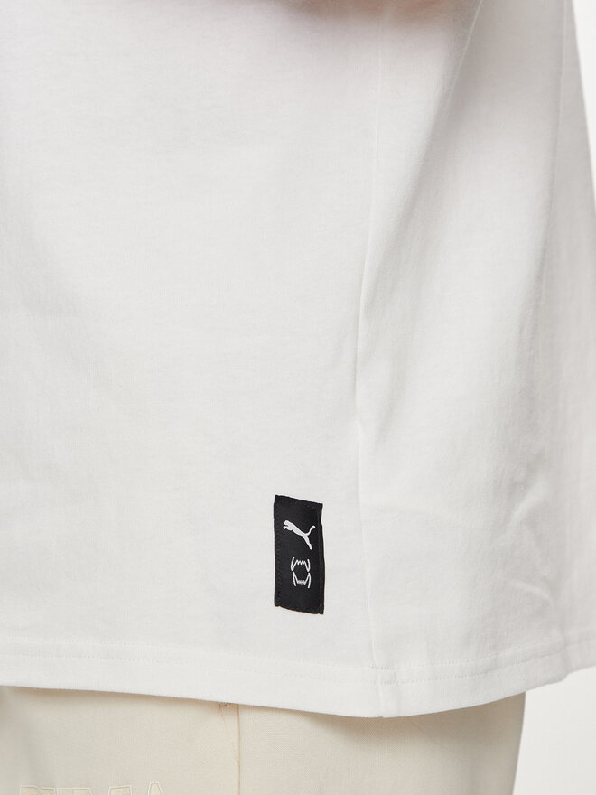 Puma Puma Camiseta Hoops Deck 624776 Blanco Regular Fit