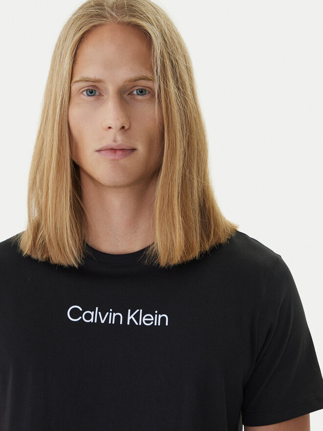 Calvin Klein Calvin Klein Camiseta Logo 30s LV04LD230G Negro Relaxed Fit