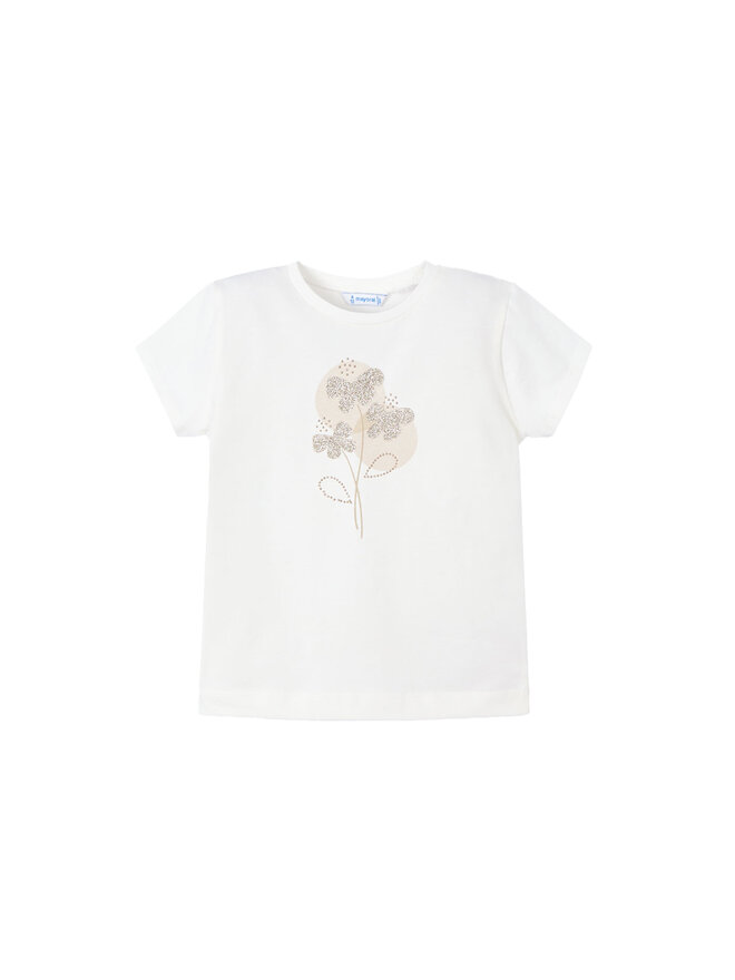 Mayoral Mayoral Camiseta 174 Écru Regular Fit