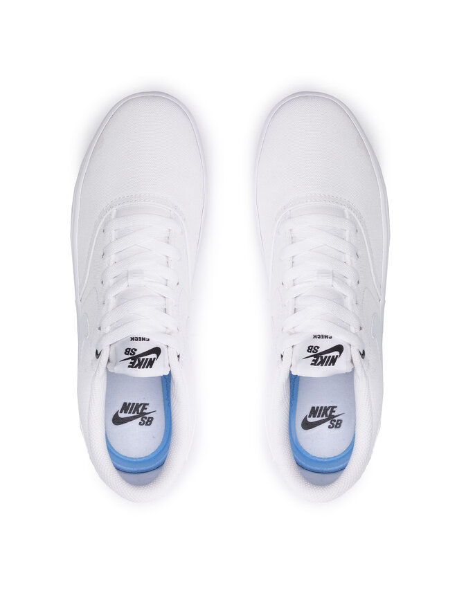 Zapatillas Nike Sb Check Solar Cnvs 843896 110 Blanco zapatos.es