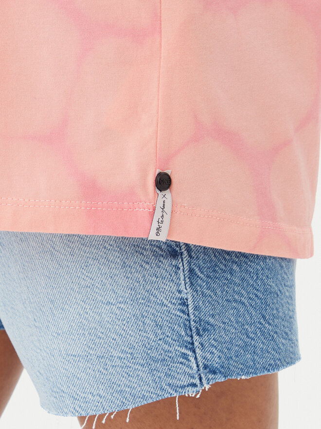 One Teaspoon One Teaspoon Футболка Love Sweat 26918 Рожевий Relaxed Fit
