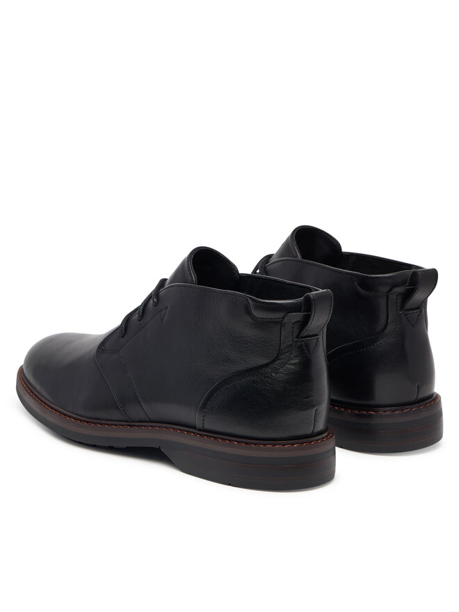 Clarks Schnürschuhe Clarks Aldwin2 Chukka 26329522 Schwarz