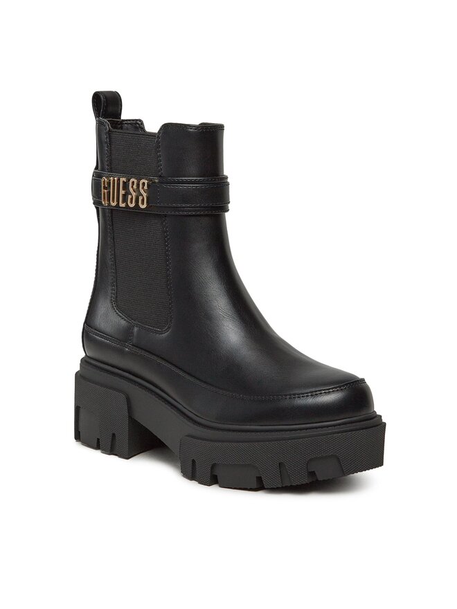 Guess Bokacsizma Guess Yelma FL8YEA ELE10 Fekete