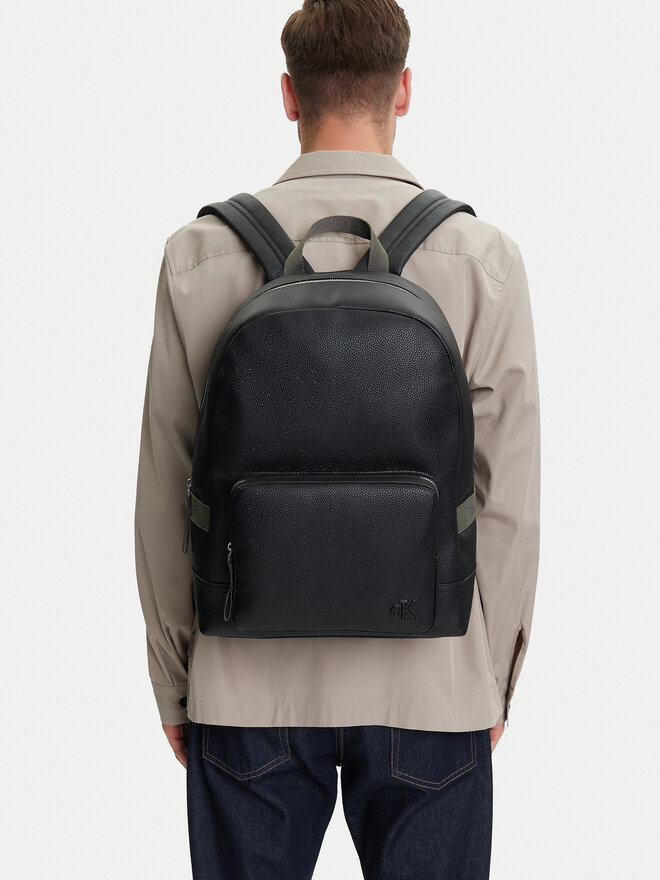 Calvin Klein Jeans Раница Calvin Klein Jeans Cargo Backpack 43 LV04G3158G Черен