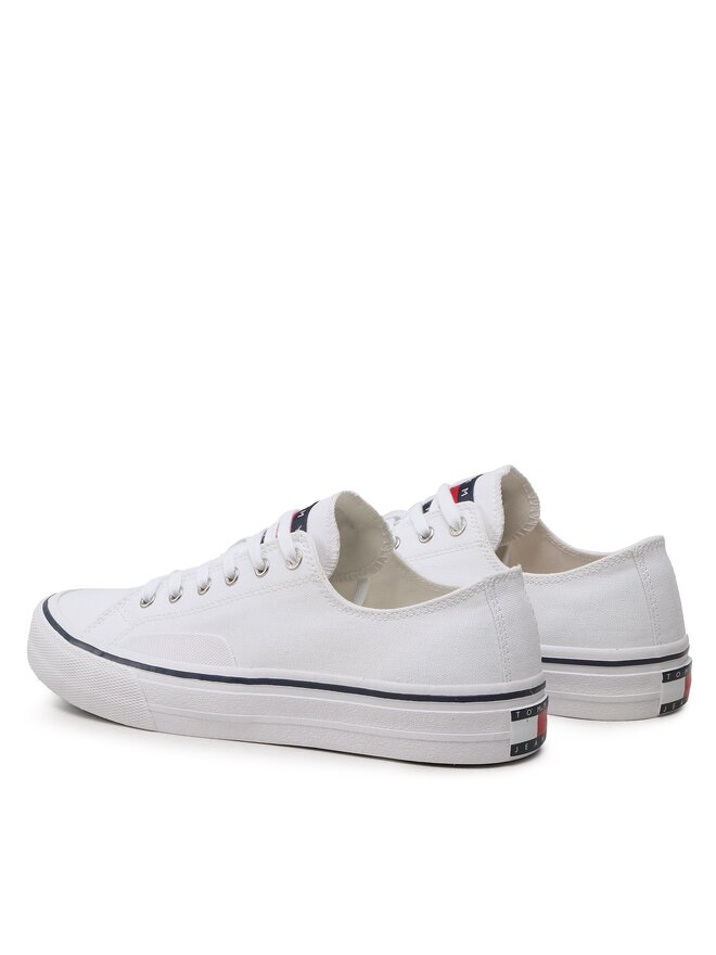 Tommy Jeans Tenisky Tommy Jeans Skate Canvas Ess EM0EM01175 Bílá