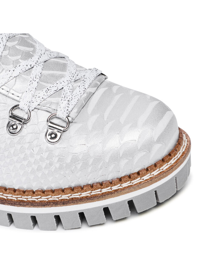 New Italia Shoes Schnürstiefeletten New Italia Shoes 2015454/9 Silberfarben