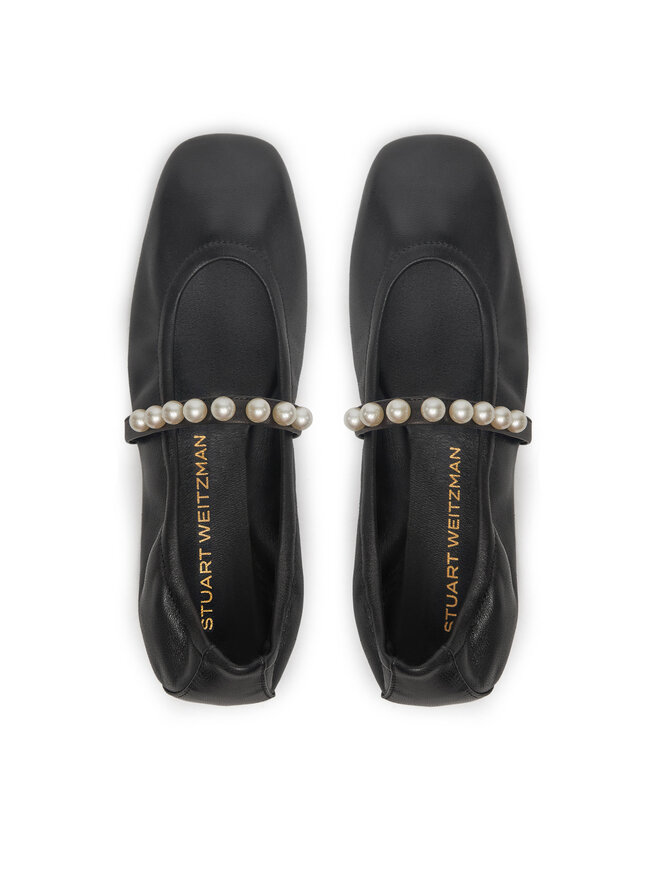 Stuart Weitzman Μπαλαρίνες Stuart Weitzman Goldie Ballet Flat SF896 Μαύρο