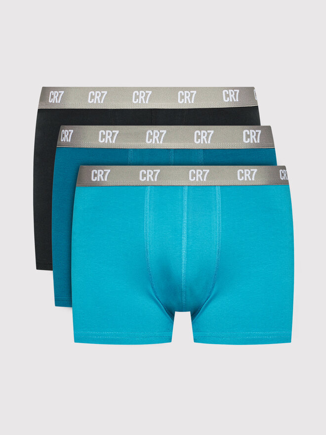 Cristiano Ronaldo CR7 Cristiano Ronaldo CR7 Set 3 parov boksaric Basic Trunk 3-Pack 8100-49-2717 Modra