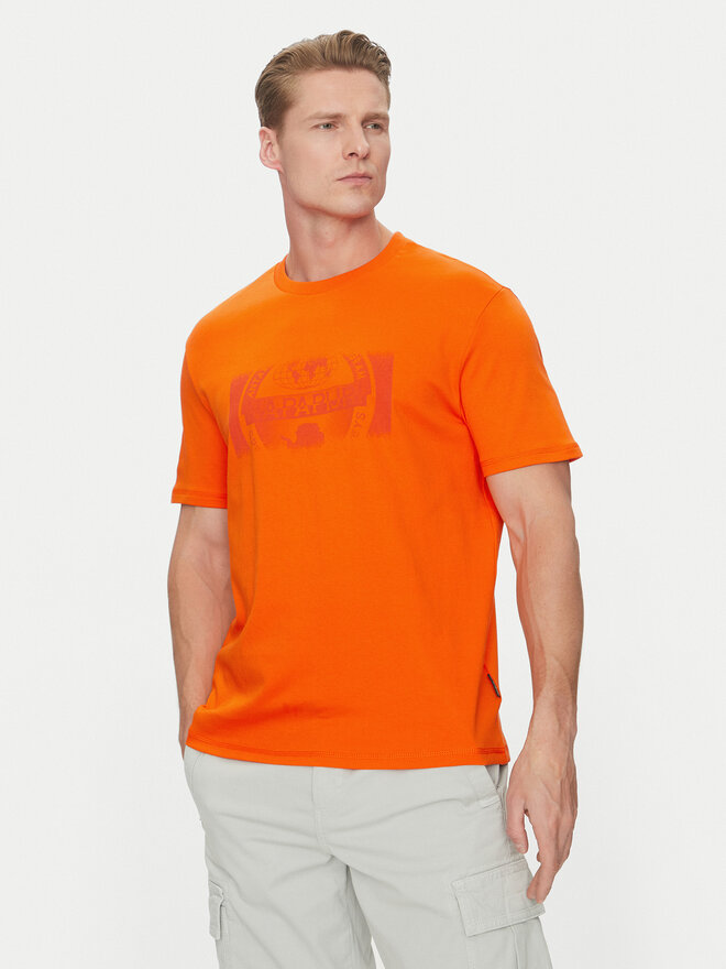 Napapijri Napapijri Camiseta S-Vanni NP0A4IEA Naranja Regular Fit