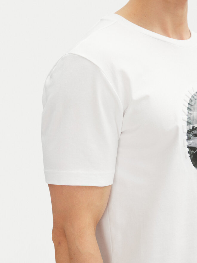 BOSS BOSS Футболка Graphic Heritage 50537847 Білий Regular Fit
