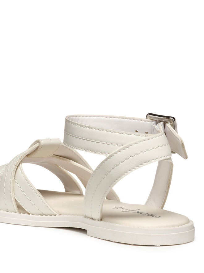 Geox Sandály Geox Jr Karly J5535B 000BC C1000 M Bílá