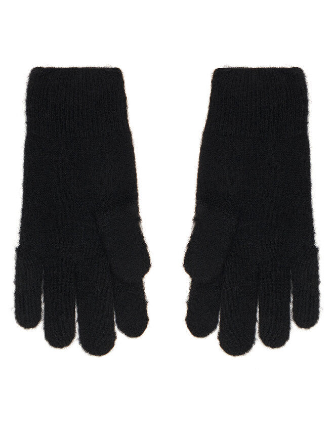 Tommy Hilfiger Női kesztyű Tommy Hilfiger Flag Fluffy AW0AW17797 Fekete