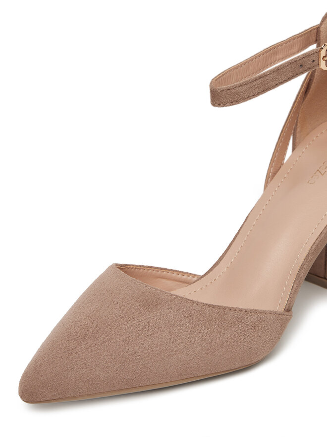 DeeZee Pumps DeeZee DZ1019 Beige