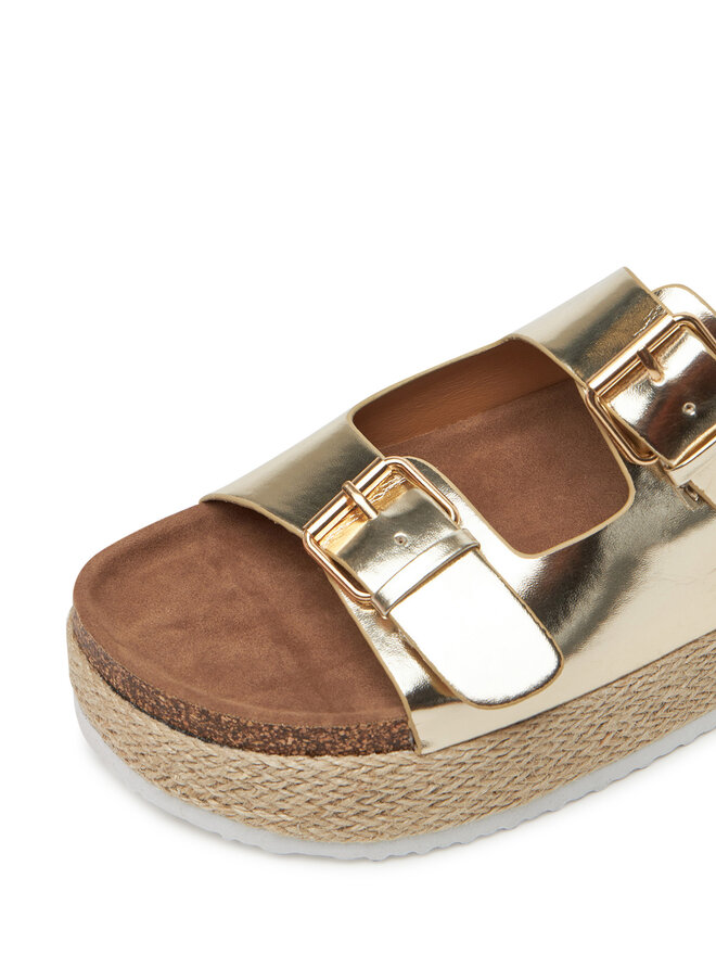 DeeZee Espadrilles DeeZee LB-P1690 Goldfarben