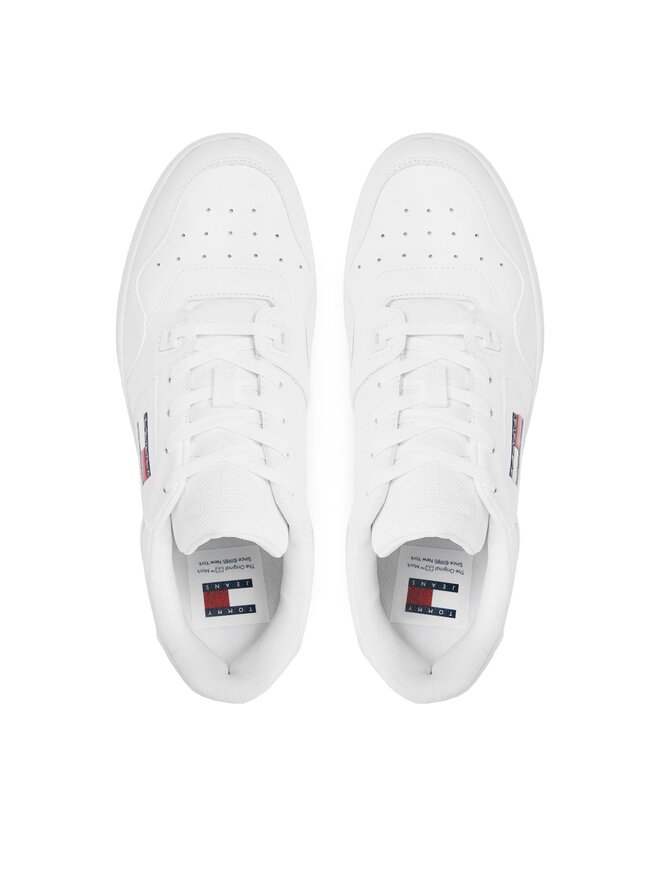 Tommy Jeans Sneakersy Tommy Jeans Tjm Retro Basket Ess EM0EM01395 Biały