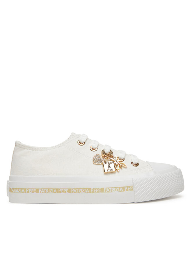 Patrizia Pepe Sneakers aus Stoff Patrizia Pepe PPJ309.27 D Weiß