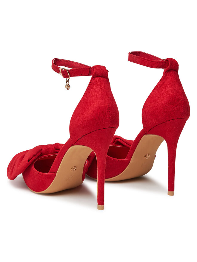 DeeZee Szpilki DeeZee HT6176-57 Czerwony