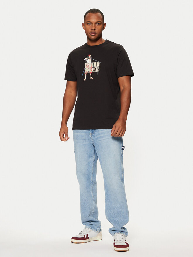 Puma Puma T-Shirt One Piece 624665 Μαύρο Regular Fit
