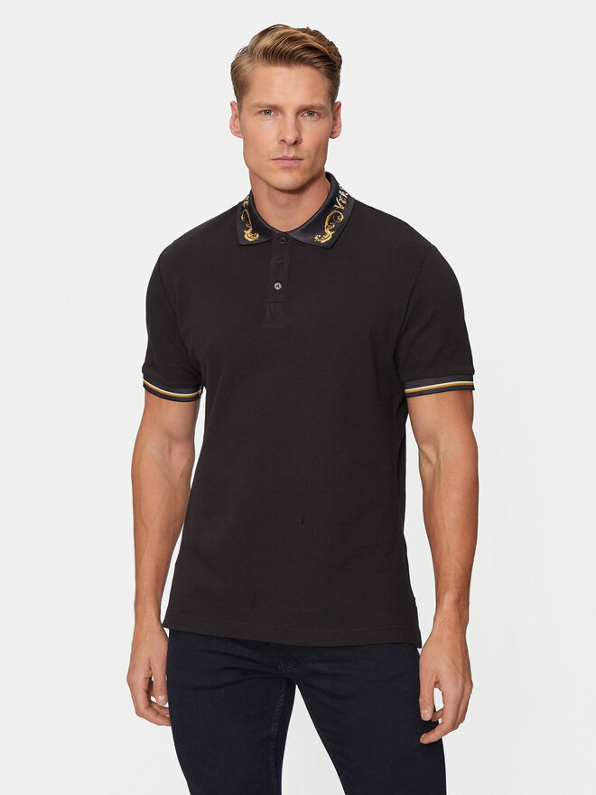 Versace Jeans Couture Versace Jeans Couture Polo 77GAGT06 Negro Regular Fit