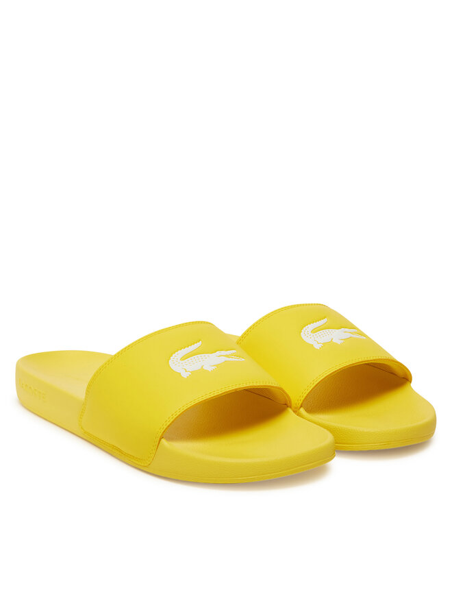 Lacoste Nazouváky Lacoste Serve Sliders 7-49CMA0041 Žlutá