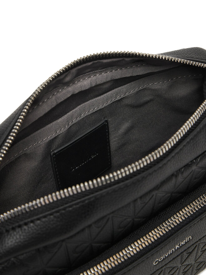 Calvin Klein Borsellino Calvin Klein Emblem Emboss Camera Bag LV04D3203G Nero
