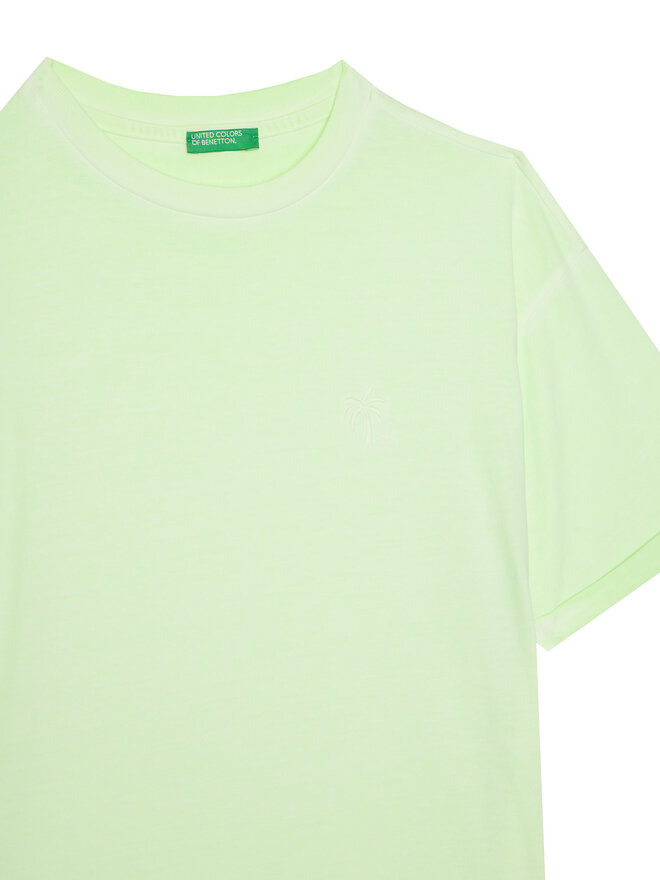 United Colors Of Benetton United Colors Of Benetton Camiseta 3085C10P9 Verde Regular Fit