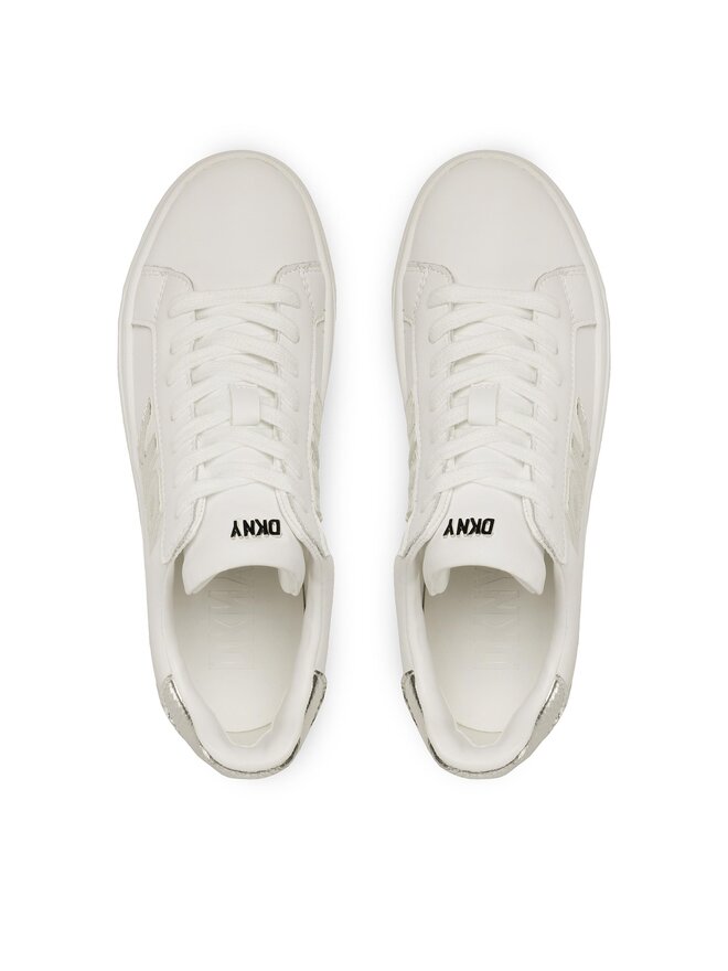 DKNY Sneakersy DKNY Abeni Lace Up Sneaker K1300916 Biały