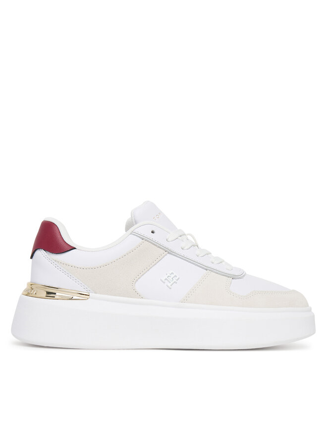Tommy Hilfiger Sneakers Tommy Hilfiger Fashion Court Mix FW0FW08632 Weiß