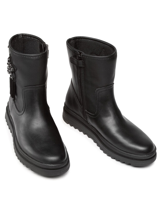 Geox Csizma Geox J Gillyjaw G. A J047XA 000BC C9999 D Fekete