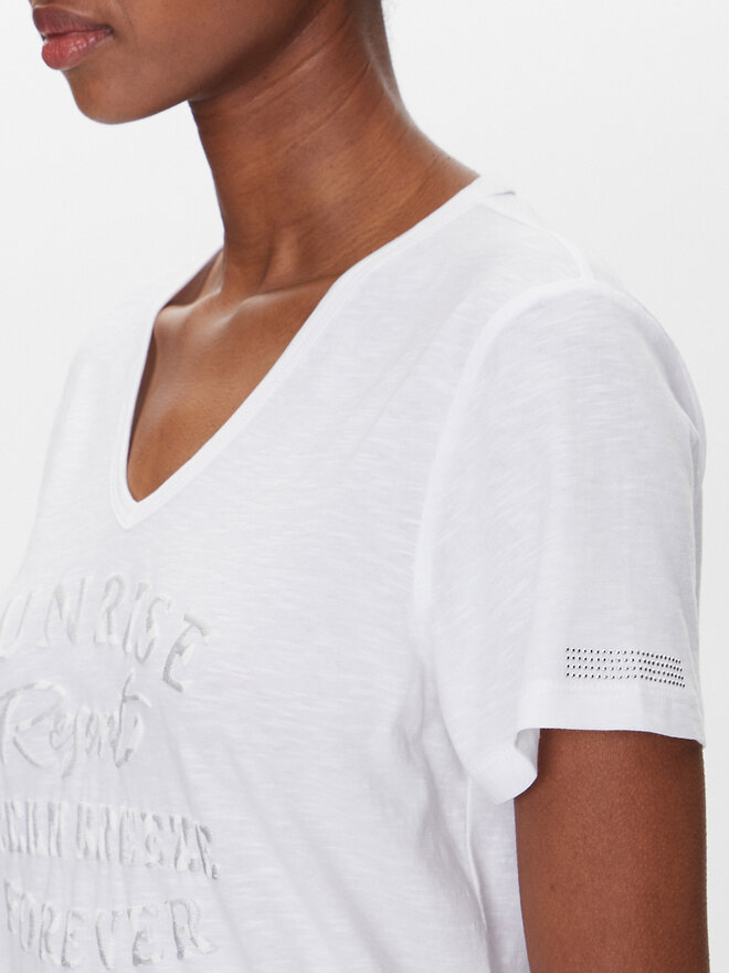 Olsen Olsen Camiseta 11105057 Blanco Regular Fit