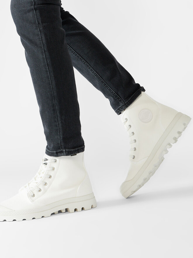 Palladium Schnürstiefeletten Palladium Pampa Hi Originale 75349-116-M Weiß