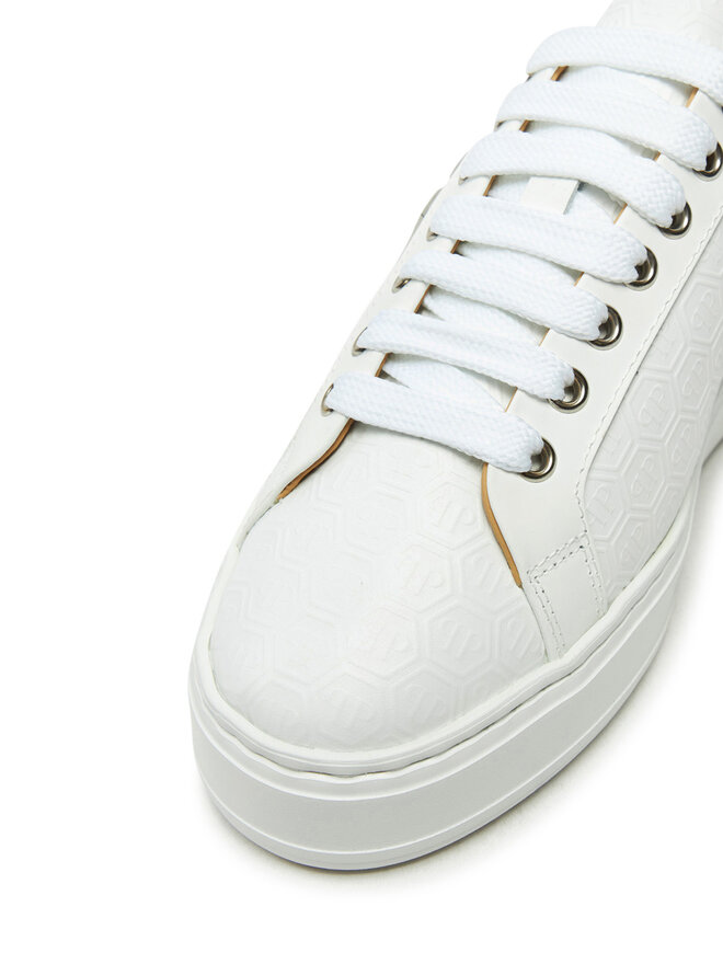 PHILIPP PLEIN Sneakersy PHILIPP PLEIN AADS USC0665 PLE010N Biały