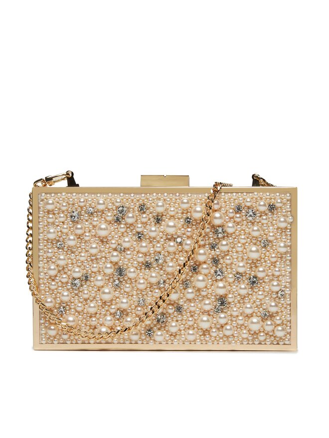 Pochette oro elisabetta franchi clearance
