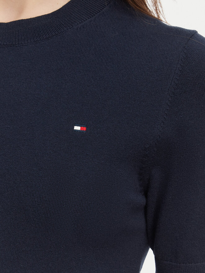 Tommy Hilfiger Tommy Hilfiger Pullover WW0WW49705 Dunkelblau Slim Fit